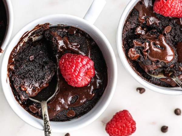 Chocolate Lover's Mug Cake in Paleo Style