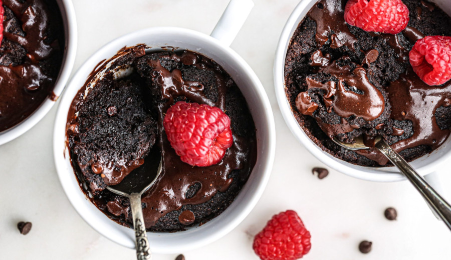 Chocolate Lover's Mug Cake in Paleo Style