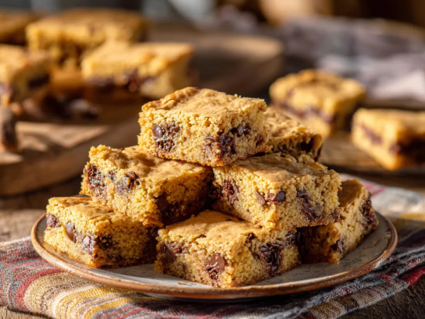 Abbey's Simple Chocolate Chip Cake Mix Cookie Bars