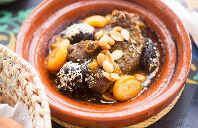 Tagine with Pears and Dried Fruits