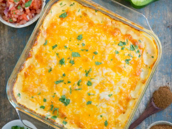 Chicken Chili Casserole with Low Carbs