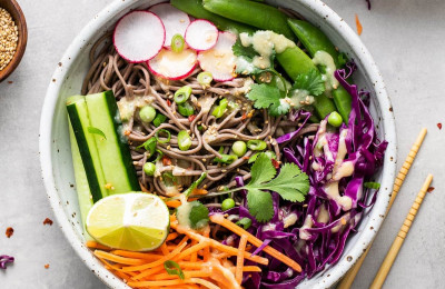Soba Noodle Vegetable Bowl