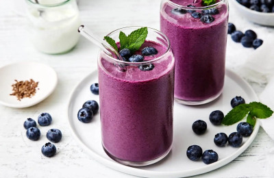 Heart-Healthy Blueberry Shake
