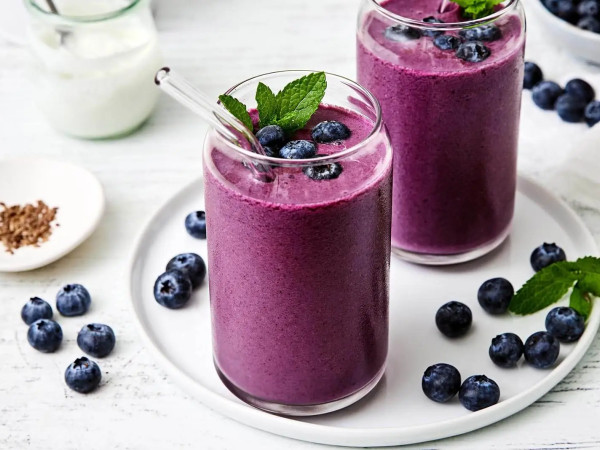 Heart-Healthy Blueberry Shake