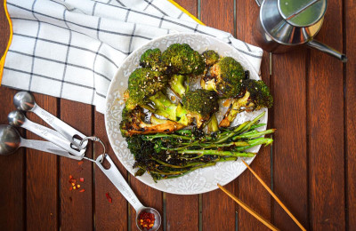 Grilled Broccoli with a Kick