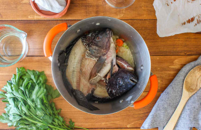 Freshly Made Fish Stock