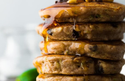 Zucchini Chocolate Pancakes
