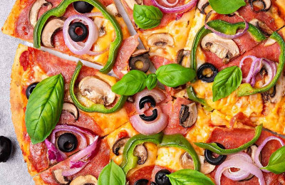 Keto Chorizo and Salsa Fathead Pizza