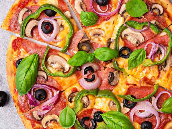 Keto Chorizo and Salsa Fathead Pizza
