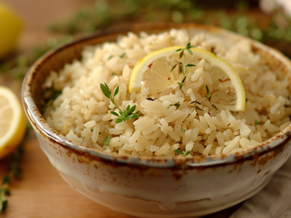 Lemon and Thyme Infused Rice