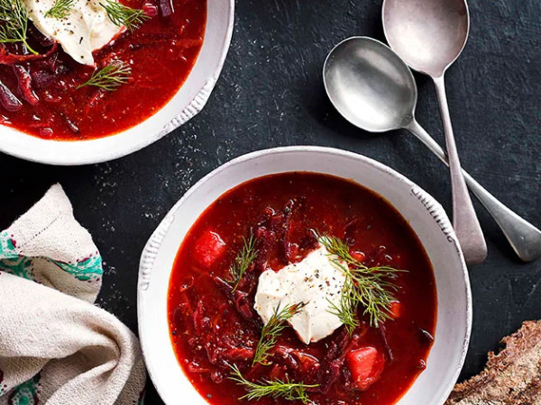 Sasha's Plant-Based Borscht