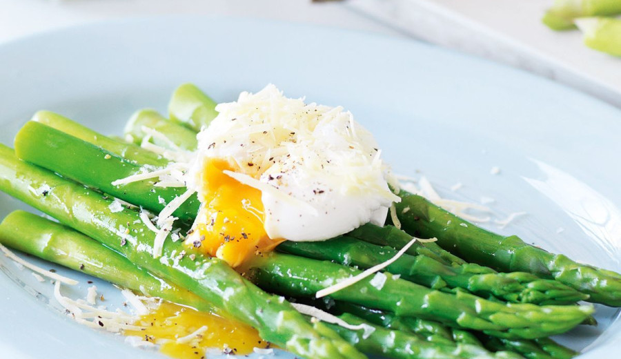 Poached Eggs with Asparagus
