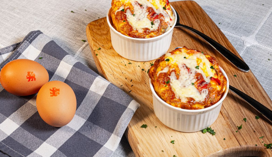 Souffle Egg Cups Made in an Air Fryer