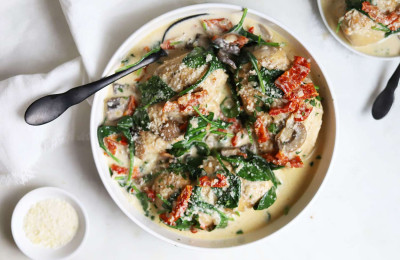 Simple Tuscan Chicken in the Instant Pot®