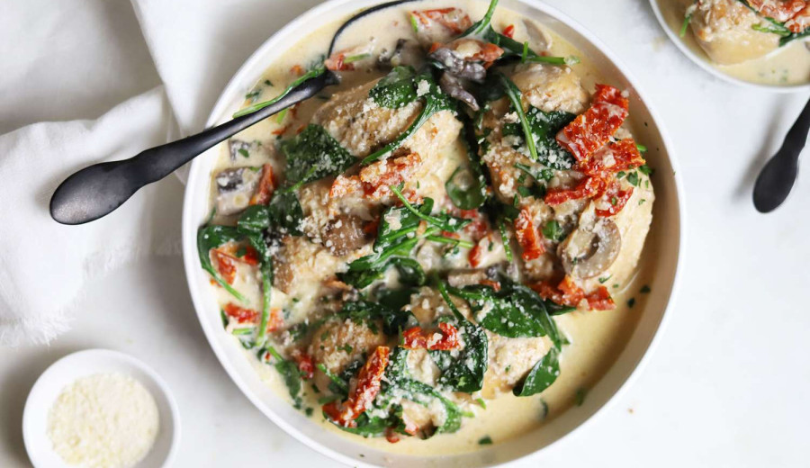 Simple Tuscan Chicken in the Instant Pot®