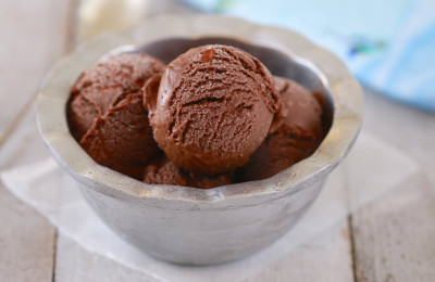 Banana and Cinnamon Chocolate Sorbet