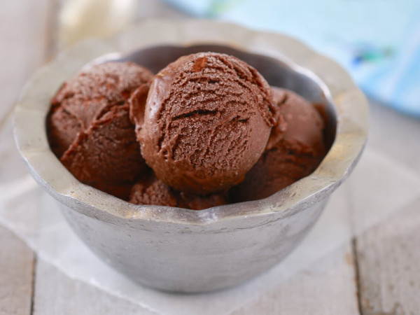 Banana and Cinnamon Chocolate Sorbet