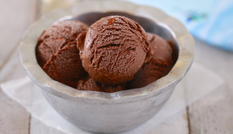 Banana and Cinnamon Chocolate Sorbet