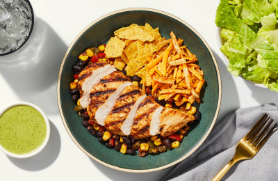 Grilled Chicken Salad with a Fiesta Twist