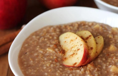 Quick Vegan Steel-Cut Oats with Apple and Cinnamon in the Instant Pot®