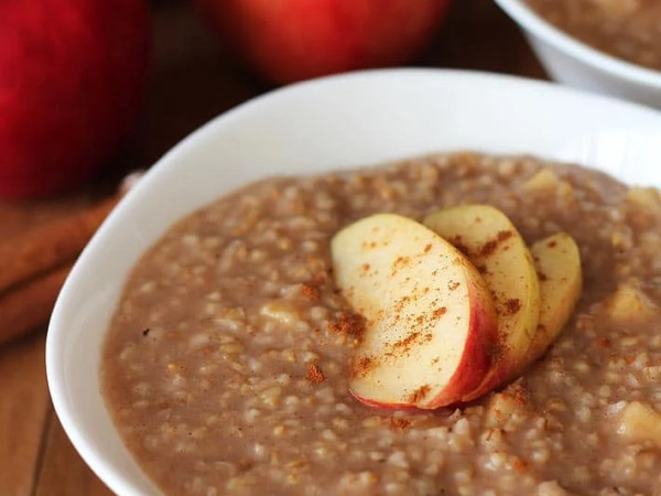 Quick Vegan Steel-Cut Oats with Apple and Cinnamon in the Instant Pot®