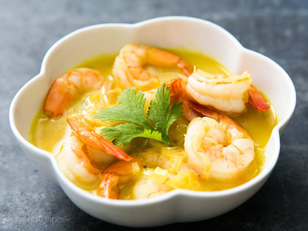 Curry with Coconut and Shrimp