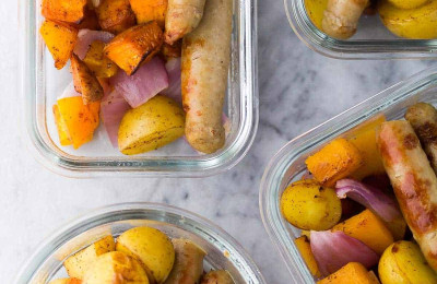 Prep-Ahead Sausage and Vegetable Bowls