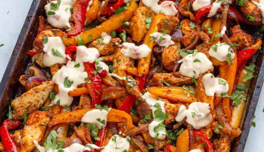 Keto Chicken Dinner on a Sheet Pan