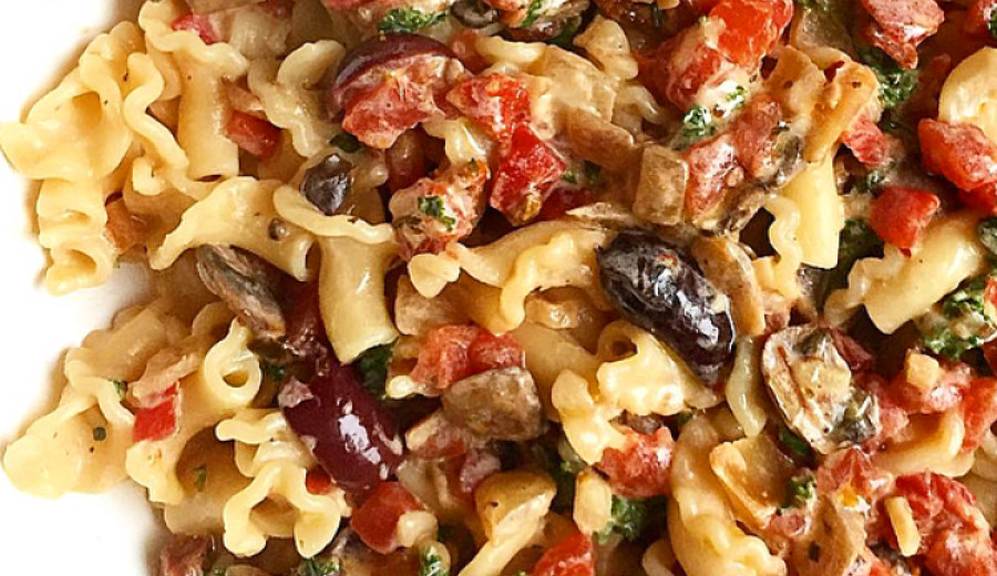 Campanelle Pasta with Cherry Tomatoes