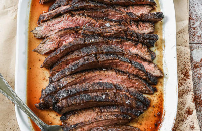 Grilled Flank Steak with Marinade