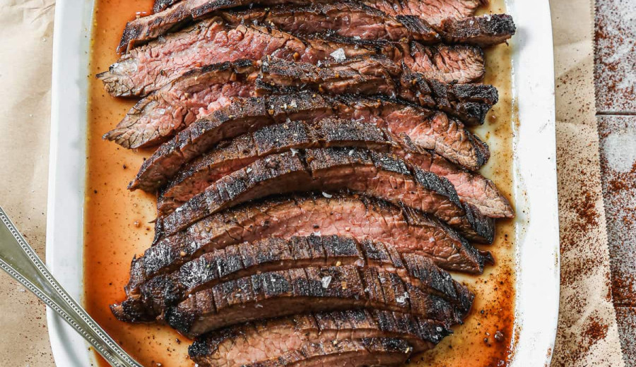 Grilled Flank Steak with Marinade