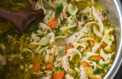 Quick Chicken and Pasta Soup in the Instant Pot®