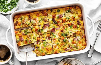 Slow Cooked Egg Casserole Delight