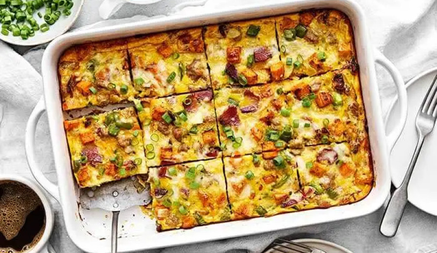 Slow Cooked Egg Casserole Delight