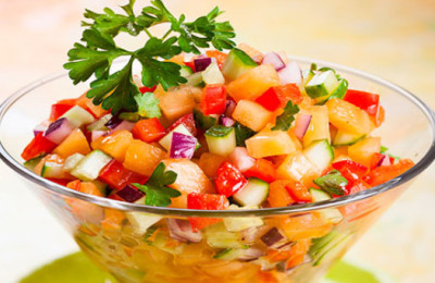Salsa Made with Melon