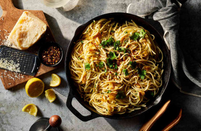 Pasta for Two with Pantry Staples