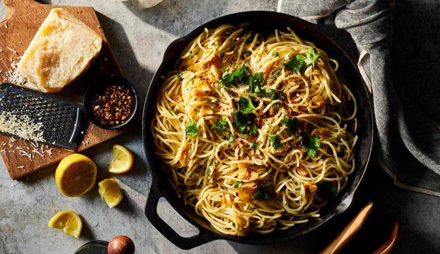 Pasta for Two with Pantry Staples