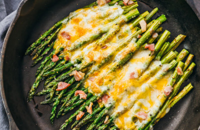 Cheesy Oven-Roasted Asparagus