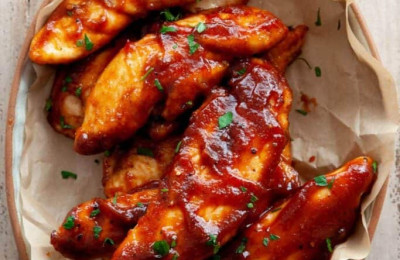 BBQ Chicken Tenders Made in the Air Fryer