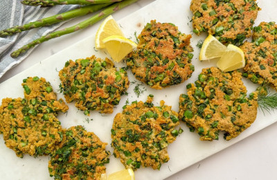Crispy Asparagus Fritters