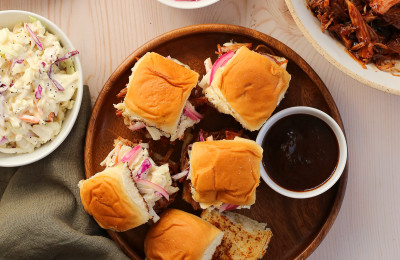 Turkey Sliders with Barbecue Sauce