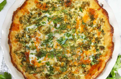 Holiday Turkey Quiche