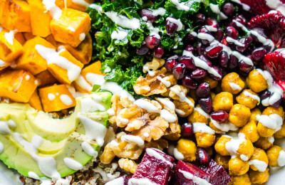 Energizing Buddha Bowl Selection