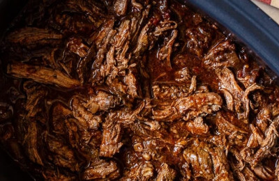 Beef Tinga Made in a Slow Cooker