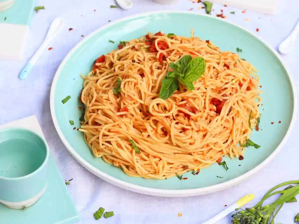 Quick Six-Minute Spaghetti for One