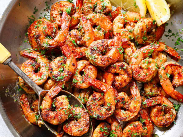 Shrimp Sautéed in Lime Butter