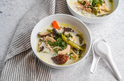 Quick Keto Thai Chicken Soup in the Instant Pot®