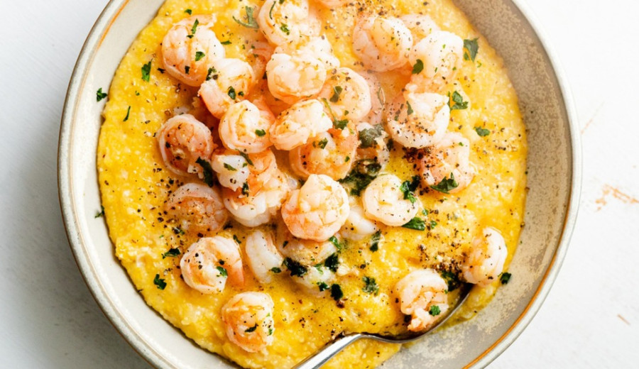 Shrimp and Grits with a Southwestern Twist