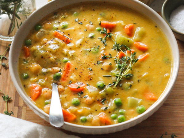Tasty Vegan Veggie Soup