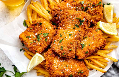 Crunchy Fish with French Fries